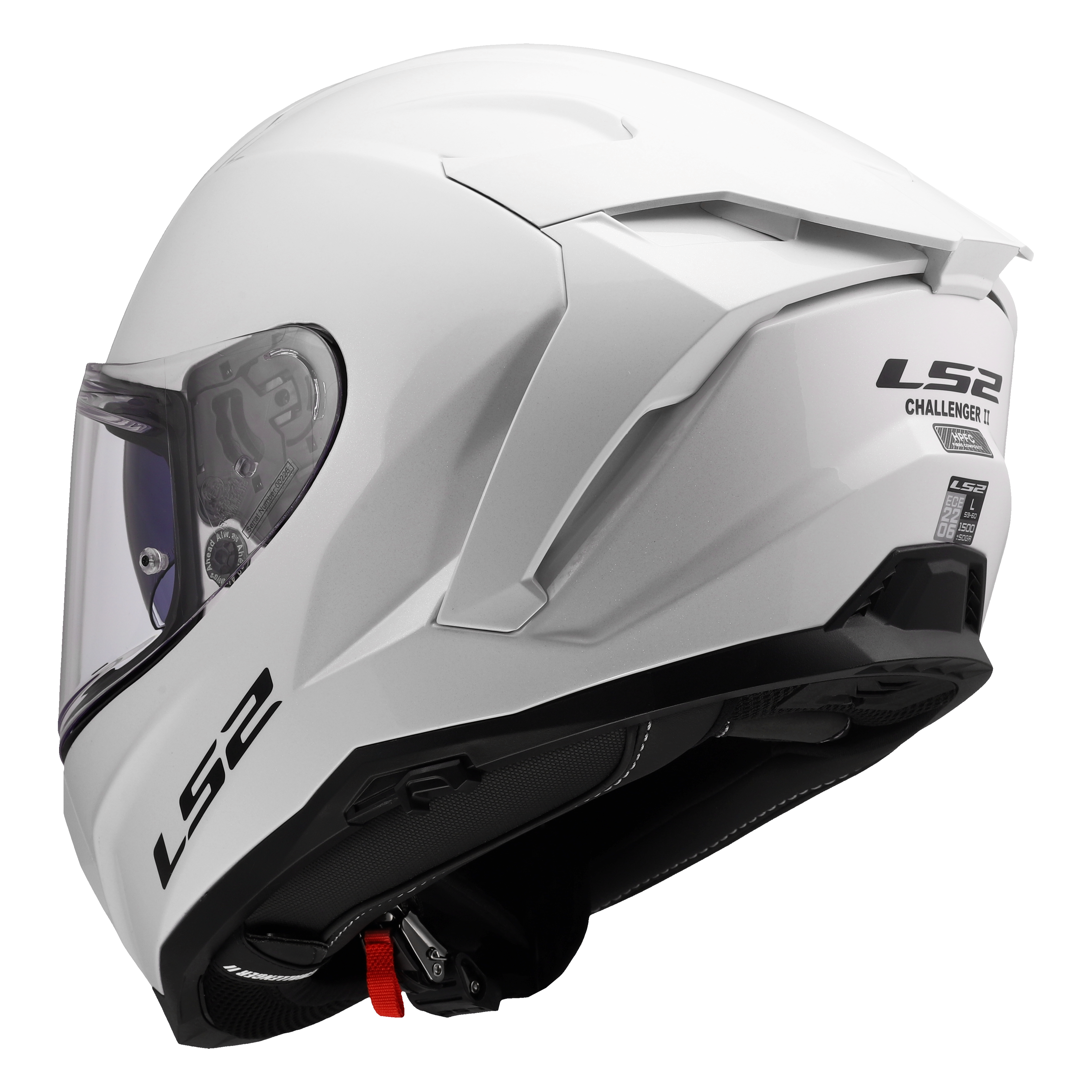 LS2 FF817 CHALLENGER II SOLID WHITE 168170002 3